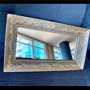 Bejewelled Versailles Long Gold Mirror